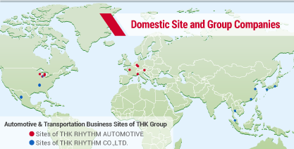 Domestic Site and Group Companies